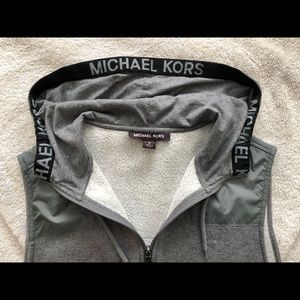 Michael Kors sweater vest with hoodie